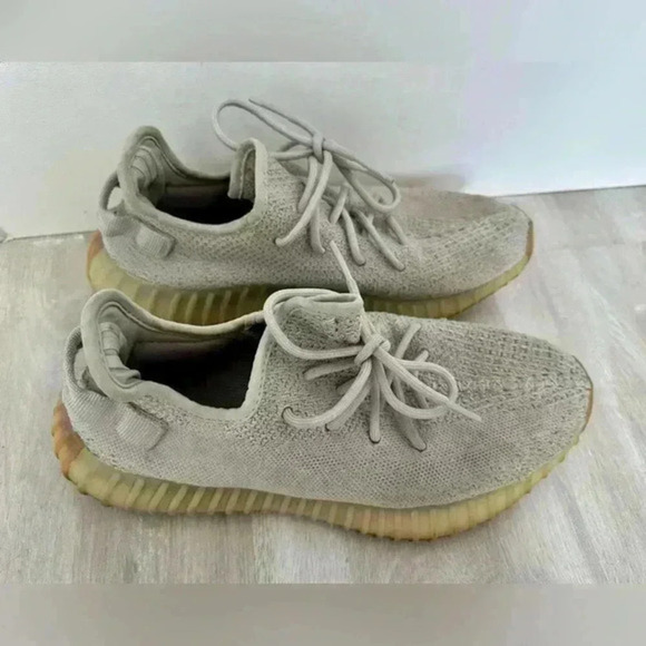 Adidas Yeezy Boost 350 V2 Low‎ Sesame F99710 Size 9 - Picture 7 of 15